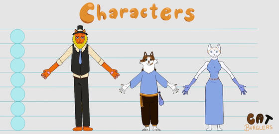 Cat Burglars - Characters